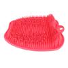 Shower Foot Scrubber Fruit Shape Anti Slip Suction Cup Soft Silicone Foot Washer for Bathing Bathroom Massage