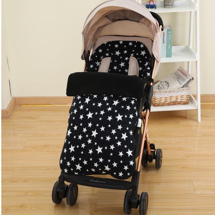 Stroller Windproof Sleeping Bag & Foot Cover - Warm, Thick Cushion for Winter/Autumn