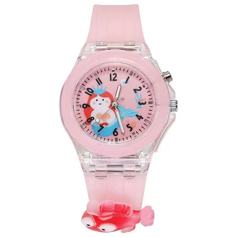 Xingdailu Melody Children'S Watch Cartoon Glowing Student Electronic Watch Boys And Girls Silicone Watch Luminous