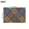 Placemat 1PCS Linen Geometry Floral Dining Mats Nordic Home Kitchen Living Room Insulated Mat