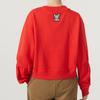 Puma Round Neck Printed Loose Pullover Long Sleeve Sweatshirt Women Sweatshirt Red 625251-11