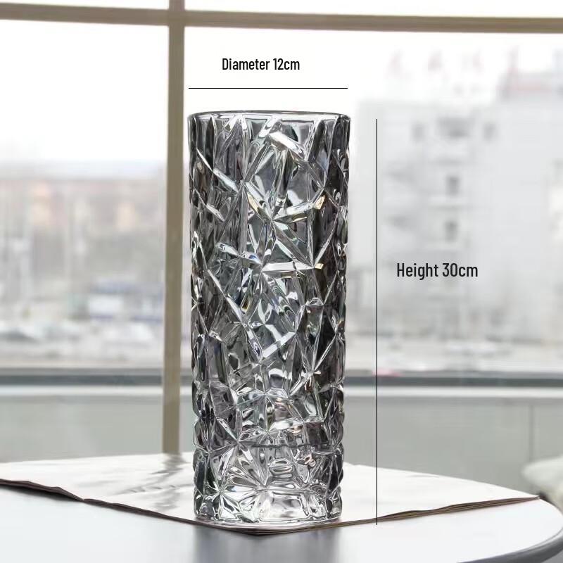 Beiduo Yang Transparent Glass Flower Vase