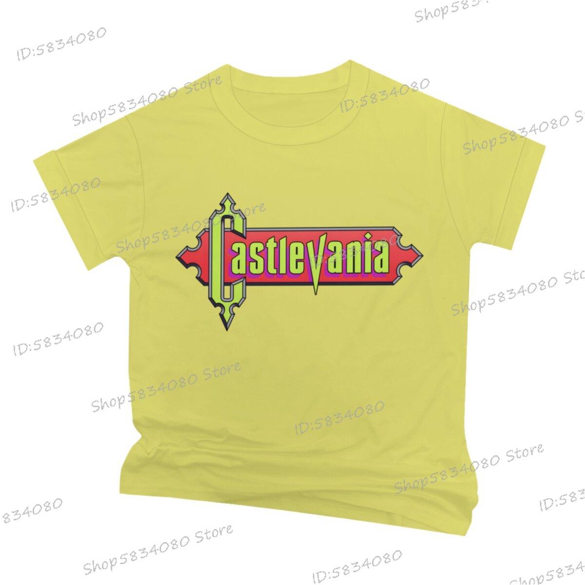 

New Castlevania Tshirts for Unisex Castlevania Logos Print Summer Clothes Unisex Anime Unisexga Shirt Unisexs Street Cool TShirt Tops 4XL