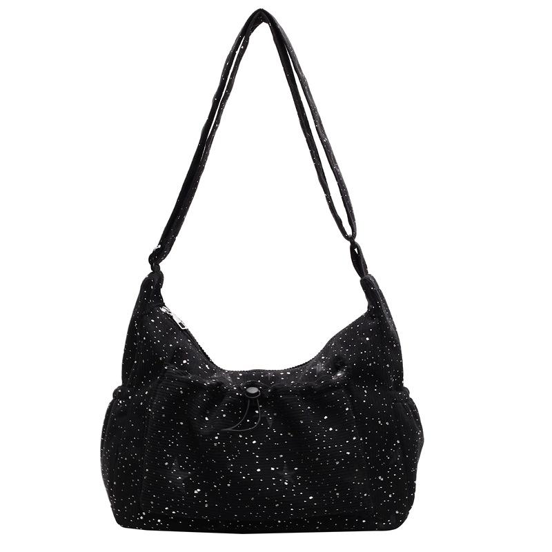 

New messenger bag women s fashion trend shoulder bag student class portable messenger bag чёрный