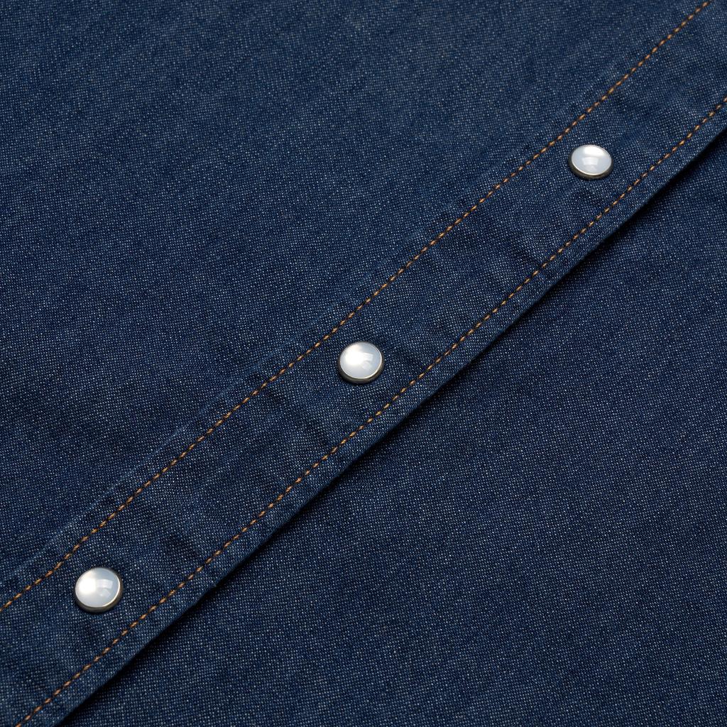Levis American Classic Versatile Comfortable Fashionable Polo Loose Long Sleeve Shirt Women shirts 00APT-0000