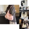 Stylish Retro Commuter Shoulder Bag For Women Spacious Pu Tote Bag For Daily Use