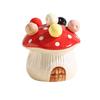 Cute Mushroom Fork Set: Stainless Steel Dessert & Fruit Picks In Jar for Kids' Safety