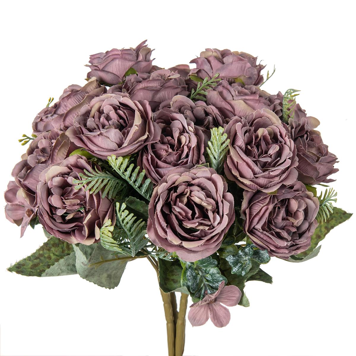 

1/3pc Artificial Flower Peony Home Living Room Decorative Ornament Festive Wedding Handmade Bouquet Outdoor Yard Garden Diy Gift 1 pc фіолетовий