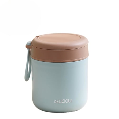 

Thermos Soup Jar, 430ml, 304 Stainless Steel Insulated Soup Cup, Suitable for Students, Soup, Porridge, Milk, Breakfast, Portable, Outdoor Use (Light