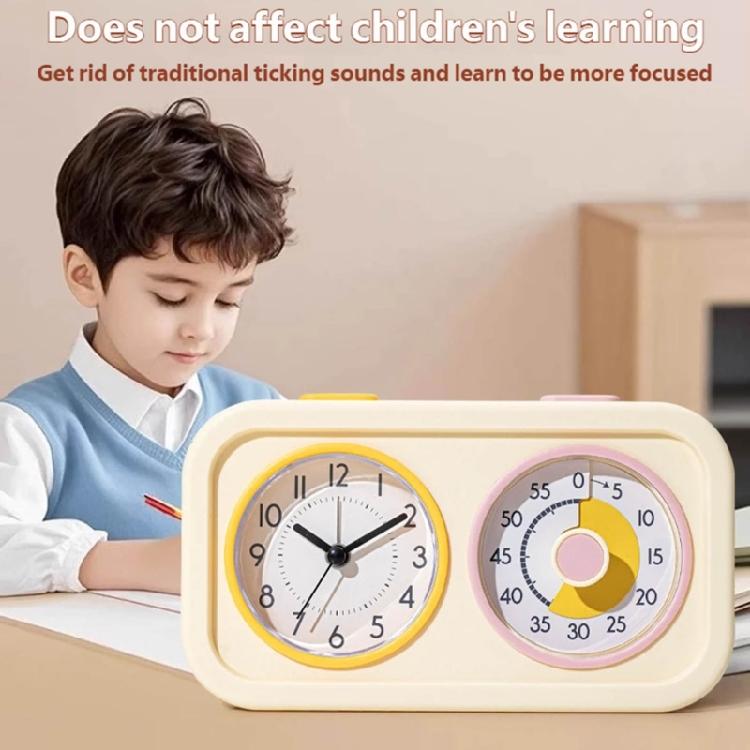Easy To Use Double Screen Countdowns Timer With Analog Alarm Clock For Precise Cooking Baking And Time Management Tasks