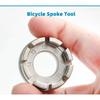 Bicycle Spoke Nipple Wrench 8 Way Groove Bike Wheel Rim Adjuster Spanner Galvanized Repair Service Mtb Tool Key Accessories