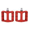 2Pcs Bike Pedals Double Sided Anti Slip Nails Lightweight Nylon High Speed Bearing Cycle Pedal Set