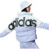 adidas Neo W Icons+ Large Logo Print Color Block Stand Collar Down Jacket Women Outerwear White H36721