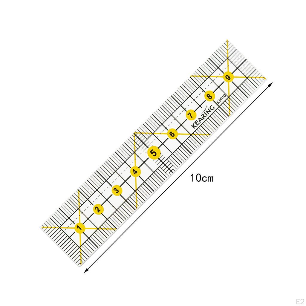 Acrylic Sewing Ruler Tool Quilting Guide Patchwork Cutting Cloth Manual for