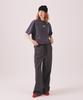 Minasu Mns Pinstripe Wide Brushed Pants_Gray