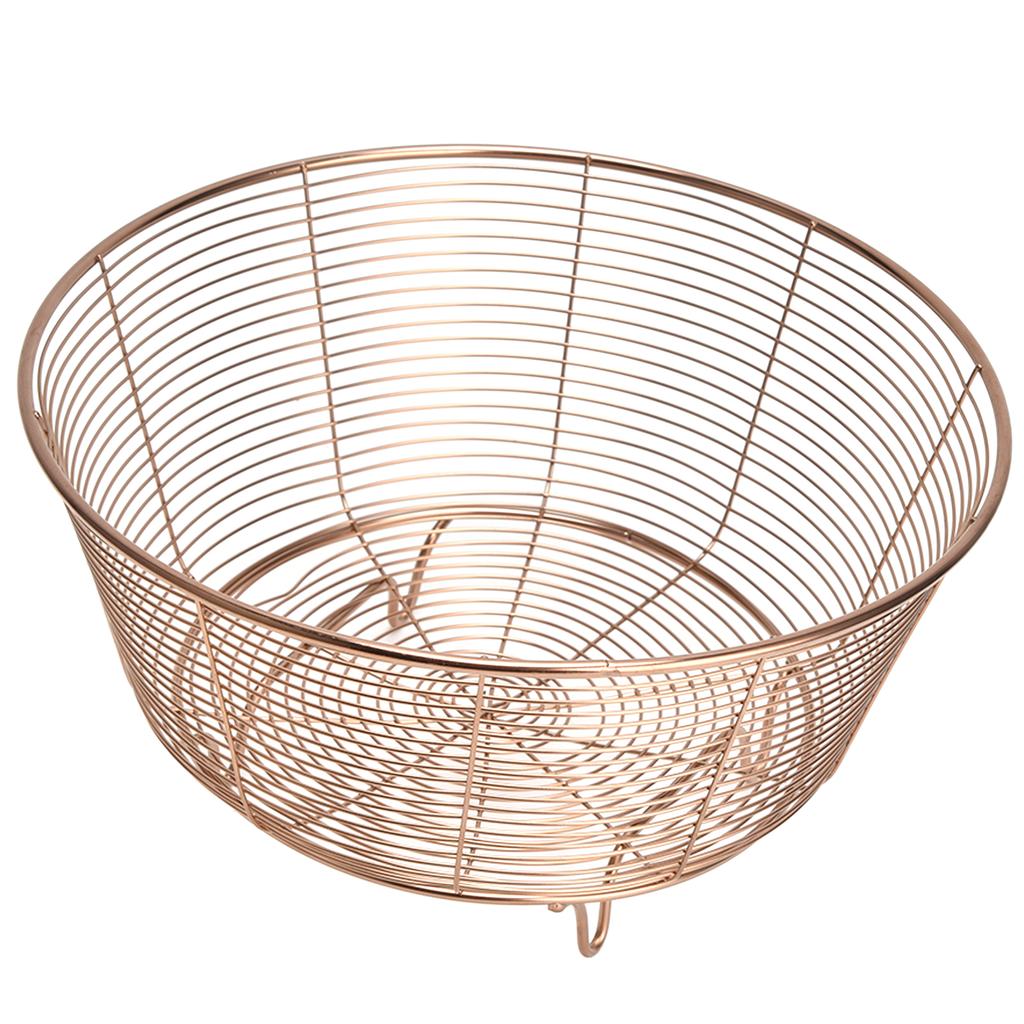 Fruit Basket Strainer Stainless Steel Colander Metal Stainless Steel Colander for Water Draining