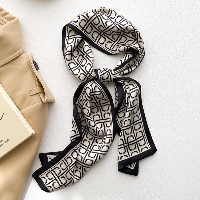 Skinny Neckerchief Long Hair Ribbons Scarfs Women Fashion Headbands Neck Scarves 13x110cm