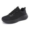 White Women Lightweight Sneakers Outdoor Running Sport Shoes Female Mesh Breathable Trainning Shoes White Flat Walking Shoes 44