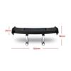 Universell Mini Solenergi LED Bakljus Bil Bakre Bagageutrymme Dekor Spoiler Vinge ABS