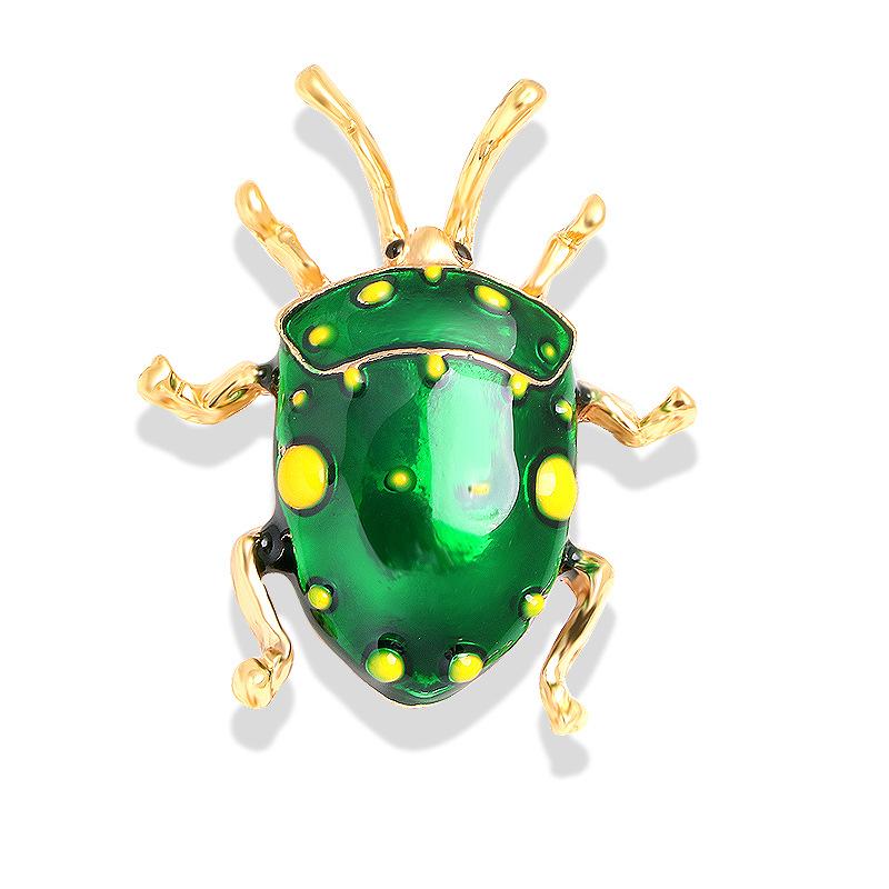 Insect Animal Brooch Bee Beetle Dripping Oil Corsage Alloy Diamond Cute Personality Accessories Clothing