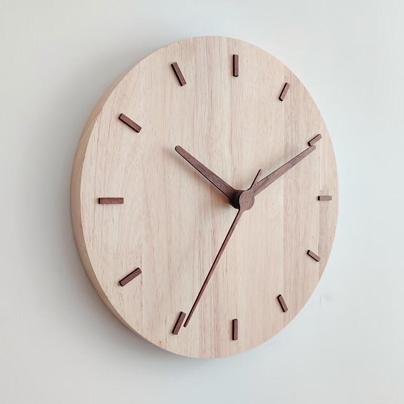 Oujiewang Solid Wood Wall Clock