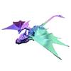 3D Printed Flying Dragon Figurine Movable Joints Winged Dragon Figure Articulated Dragon Model Fidget Toy Desktop Decoration Ornament