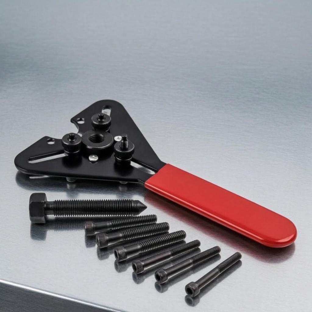 Compressor Clutch Wrench with Bolts Long-Lasting for Mechanics, Car Owners