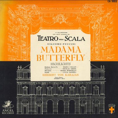 LP Record HERBERT VON KARAJAN - Puccini: Opera "Madama Butterfly" - CA1003 ANGEL Japan Classical Used