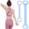 2PCS Lightweight Arm Back Training Elastic Ropes 50cm & 36cm Workout Stretch Bands  Yoga Stretching