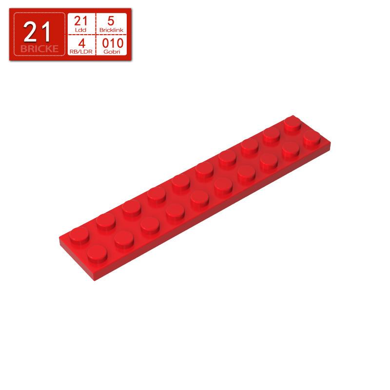 BRICKE 2x10 Plate Compatible with LEGO 3832 MOC Building Block Accessories indivual