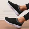 Women'S Casual Mesh Flat Shoes Breathable Comfortable Vulcanized Shoes Summer For Daily Use In Anti Slip Walking Slip On Shoes