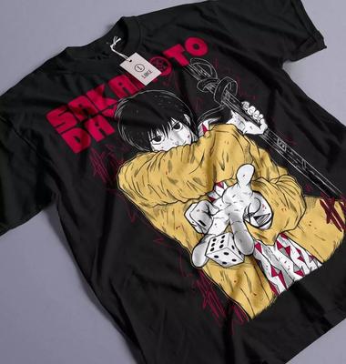 Sakamoto Day Anime T shirt,Nagumo Yoichi, Assasin, Manga Anime Lot