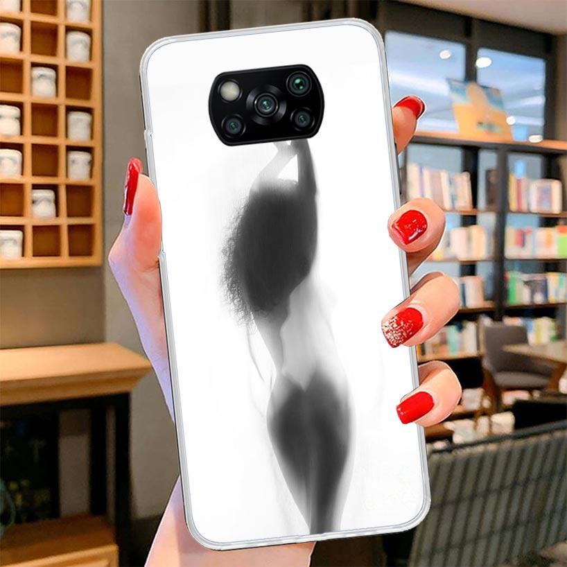 Woman Silhouettes Sexy Lady Girl Cover Phone Case For Xiaomi Poco F7 Ultra X7 X6 X5 Pro M7 Redmi 15C 15 13C 13 12C 12 10C 10 9A