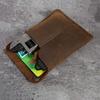 Black/Brown Leather EDC Organizer Genuine Leather EDC Pouch Pocket Outdoor Tool Pouch  Men Utility