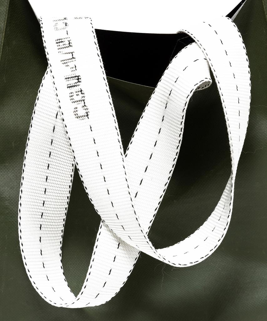 Kaneitei Ratchet Bar Vertical Tote Bag (Olive Drab) / Upcycled