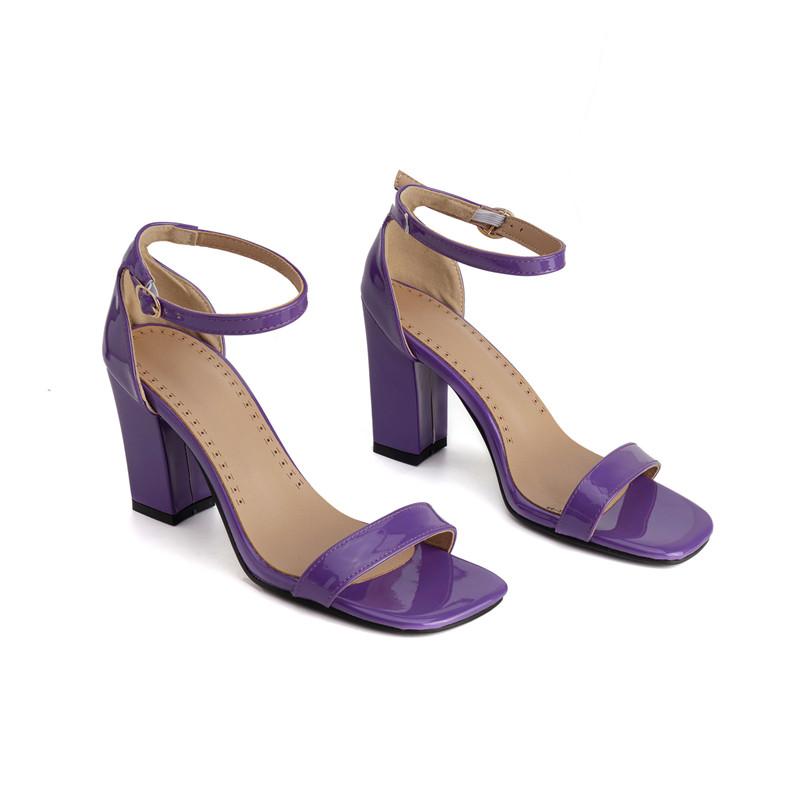 Sandales à talons hauts pour femmes été nouvelle collection sandales à plateforme à bout ouvert grande taille