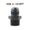 Aluminum Straight Fuel Hose Adapter Pipe Thread Fitting AN3 AN4 AN6 AN8 AN10 AN12 To 1/8NPT 1/4NPT 3/8NPT 1/2NPT 3/4NPT Fuel System Fittings7