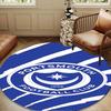 1PC Rug Ports Fc Crest Round Mat Home Decor, Chair Rug For livingroom,Bedroom, Doormat Home Decor Birthday Gift Christmas Gifts