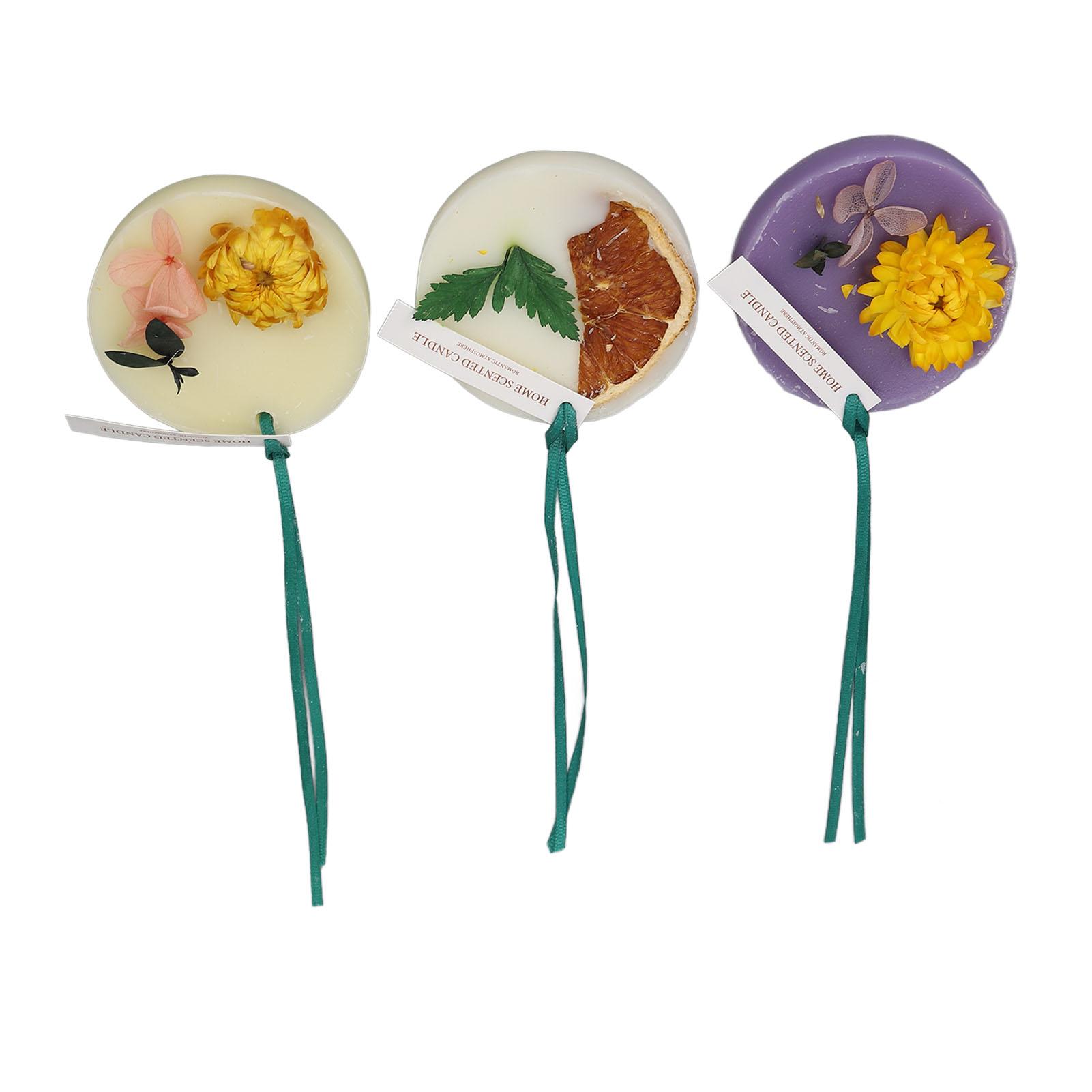 

3 шт. Ароматерапевтическая восковая таблетка Портативный Долговечный Аромат Ароматизированная Твердая Ароматическая Восковая Таблетка