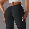 Naked, Skin Friendly, Hip Lifting Yoga Pants With No Awkward Lines, Leggings, High Waisted, Elastic Fitness Pants, Women's Cropped Pants