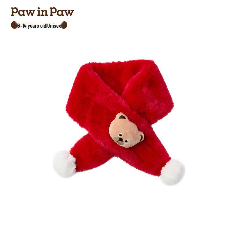 PawinPaw Kids  Cartoon Bear Warm Scarf Free Size