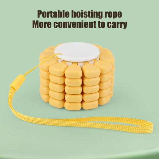 Corn Fidget Spinner Toy Stress Anxiety Relief Teens Adults Corn Kernel Building Toy Fingertip Gyroscope Portable Travel Sensory Spinning Toy