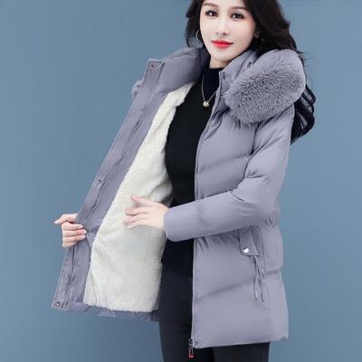 Doudoune d'hiver en coton rembourré pour femme, manteau mi-long, résistant au froid et chaud