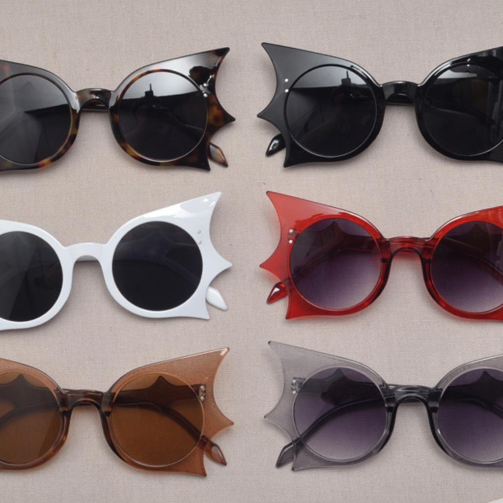 1PC Halloween Bat Hip Hop Funny Sunglasses New Sunglasses Nightclub Disco Sunglasses