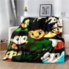 HUNTER X HUNTER Wurfdecke Anime Weiche Decke Leicht Warm Cartoon Decken für Kinderzimmer Schlafzimmer