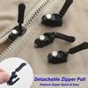 12/24Pcs Adjustable Zipper Slider Puller DIY Zipper Replacement Kit Zipper Puller Replacement  Bags
