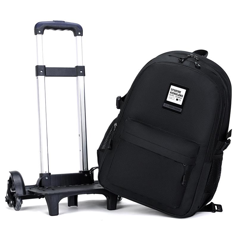 Wasserabweisender Trolley-Rucksack für die Klassen 3-6: Geräumig, mit Rollen, für Grundschüler