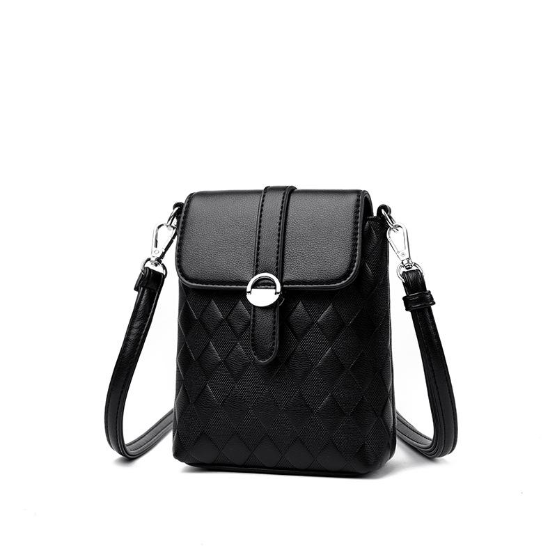 Mobile Phone Bag 2025 New Niche Design Mobile Phone Bag Crossbody Bag Female Versatile Fashion One-shoulder Retro Small Square Bag Fans