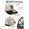 Era Mesh Cap 9FORTY A-Frame MLB ONSPOTZ Exclusive NER36C0546 9 FORTY Trucker CS Stone Black Side Patch