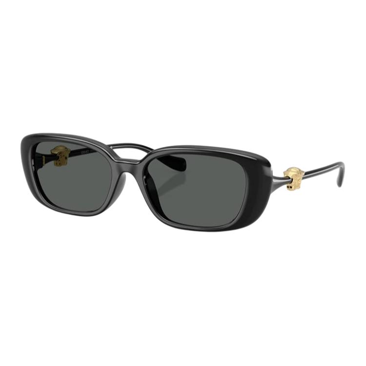 

Versace Narrow Frame Design Square Sunglasses Unisex sunglasses Black OVE4504D-GB1/87 Basic Packaging-Eyeglass Case+Box